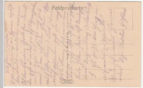 (113786) AK Bahnhof St. Hilaire le Petit, Feldpostkarte 1914-18