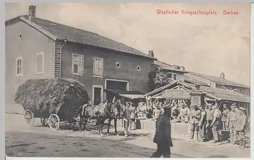 (112854) AK Barbas, deutsche Gaststätte >Zum feuchten Wink< 1915