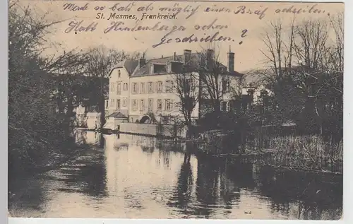 (110104) AK St. Masmes, Feldpostkarte 1915