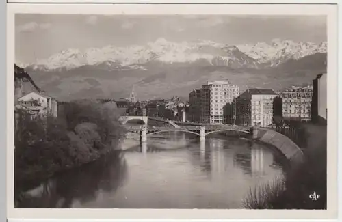 (10875) Foto AK Grenoble, L'Isère et les Alpes