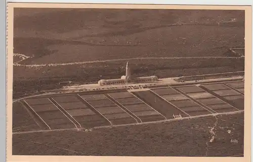 (105415) AK Douaumont, Vue aérienne de l'Ossuaire, Leporello vor 1945