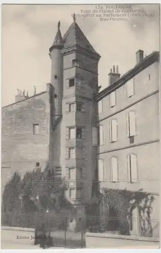 (10130) AK Toulouse, Tour de l'Hotel de Guillermy 1910er