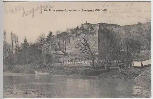 (10115) AK Bourg-sur-Gironde, Ancienne Citadelle 1909