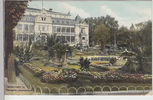 (97259) AK Frankfurt a.M., Palmengarten, Gesellschaftshaus, 1908