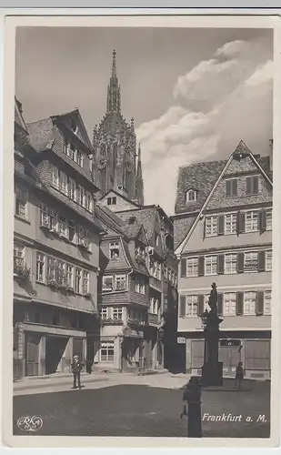 (96150) Foto AK Frankfurt, Main, Saalgasse, Dom 1929