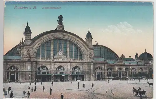 (95205) AK Frankfurt a.M., Hauptbahnhof, vor 1945