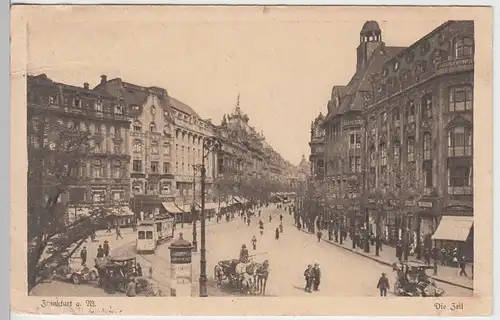 (95201) AK Frankfurt a.M., Zeil, 1919