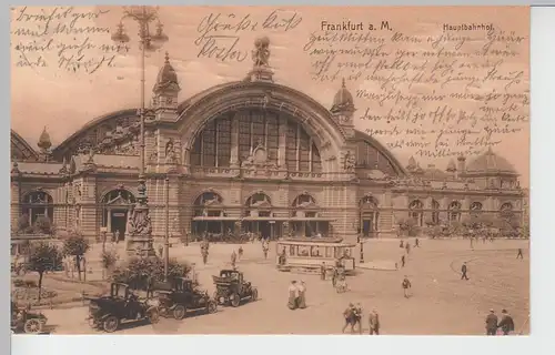 (95197) AK Frankfurt a.M., Hauptbahnhof, 1911