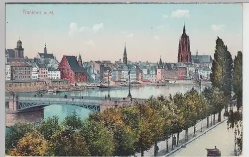 (91240) AK Frankfurt a.M., Panorama, aus Leporello vor 1945