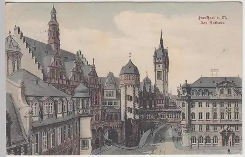 (91235) AK Frankfurt a.M., Rathaus, 1907