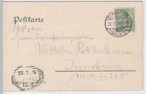 (91220) AK Frankfurt a.M., Rathaus, 1904