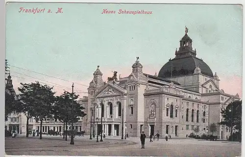 (91215) AK Frankfurt a.M., Neues Schauspielhaus, vor 1945