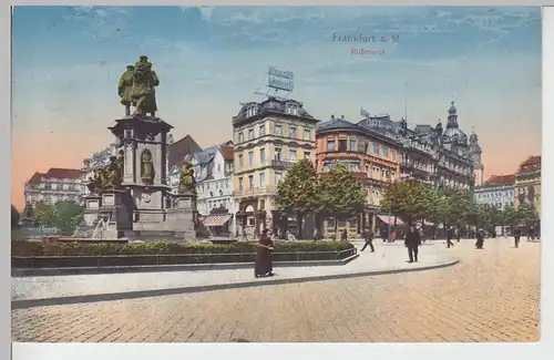 (90105) AK Frankfurt a.M., Roßmarkt, 1916