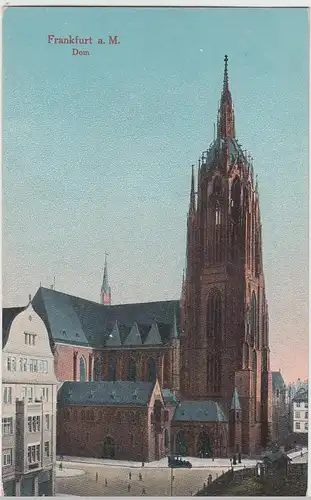 (88768) AK Frankfurt a.M., Dom, Feldpost 1916