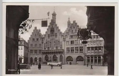 (84621) Foto AK Frankfurt a.M., Römer 1935