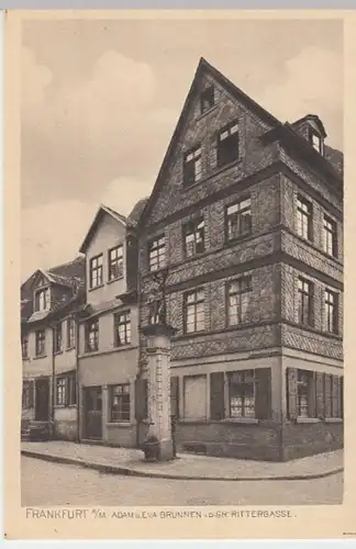 (8055) AK Frankfurt am Main, Adam u. Eva Brunnen, um 1909