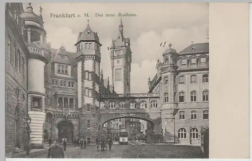 (74159) AK Frankfurt a.M., Das neue Rathaus, bis 1905