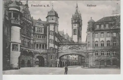 (71903) AK Frankfurt a. Main, Rathaus 1909