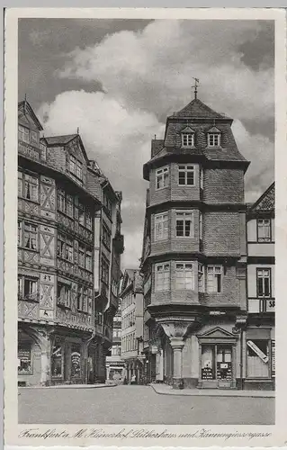 (69519) AK Frankfurt am Main, Hainer Hof, Lutherhaus, Kannengießergasse