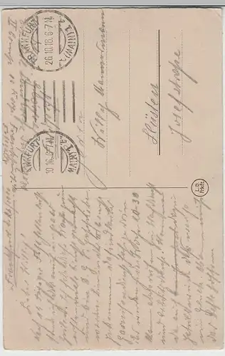(69514) AK Frankfurt am Main, Dom, Feldpost 1916