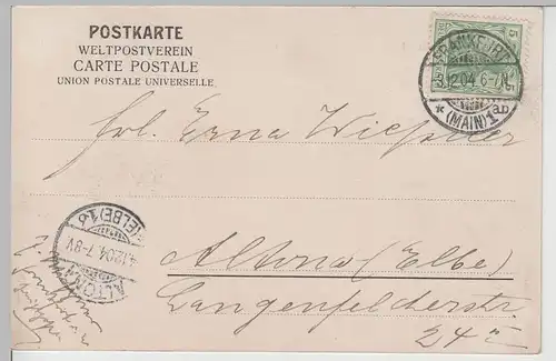 (68468) AK Frankfurt a. Main, Palmengarten 1904