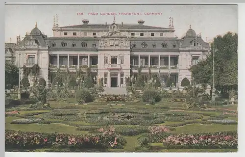 (66339) AK Frankfurt am Main, Palmengarten, englische Karte vor 1945