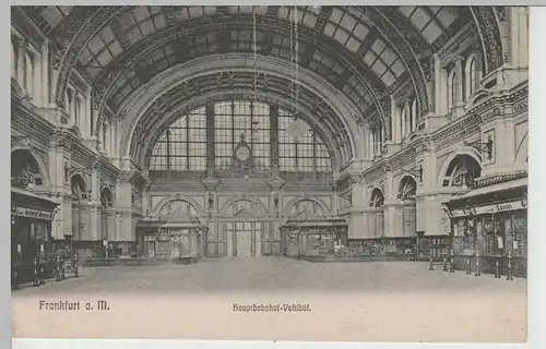 (66336) AK Frankfurt am Main, Hauptbahnhof Vestibül, bis 1905