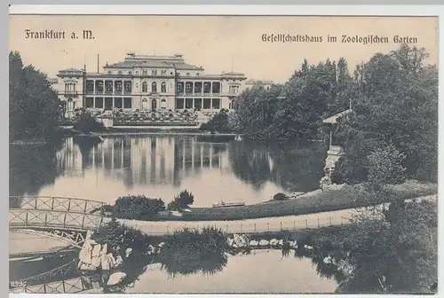 (49662) AK Frankfurt a.M., Gesellschaftshaus im Zoologischen Garten, 1906
