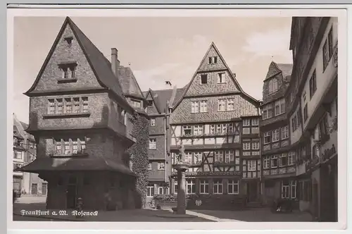 (43316) Foto AK Frankfurt am Main, Roseneck 1942