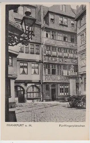 (40849) AK Frankfurt a.M., Fünffingerplätzchen vor 1945