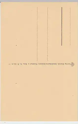 (37543) Künstler AK LuJ Müller: Frankfurt a.M., Hainerhof, vor 1945