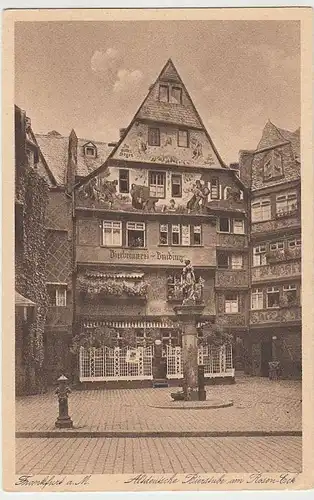 (37259) AK Frankfurt a.M., Altdeutsche Bierstube am Rosen-Eck, vor 1945