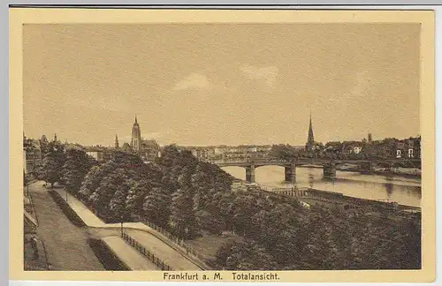 (35226) AK Frankfurt a.M., Totalansicht, vor 1945