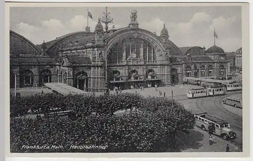 (31043) AK Frankfurt a.M., Hauptbahnhof, vor 1945