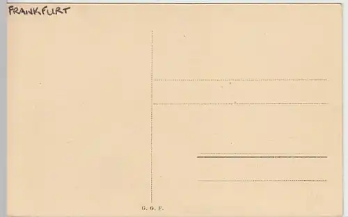 (24271) AK Frankfurt am Main, Saalhof, vor 1945