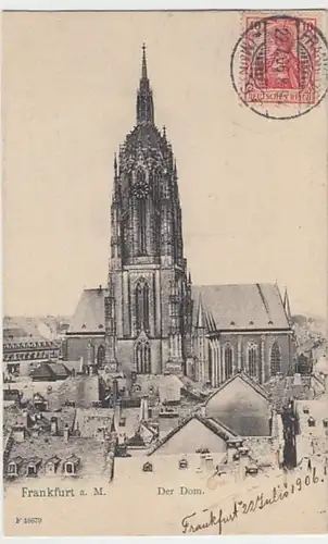 (24138) AK Frankfurt am Main, Dom 1906