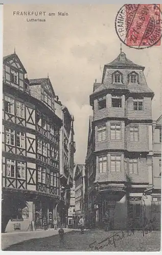 (24132) AK Frankfurt am Main, Lutherhaus 1906