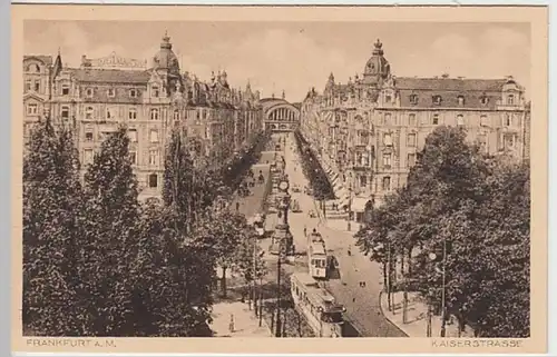 (24056) AK Frankfurt am Main, Kaiserstraße, vor 1945