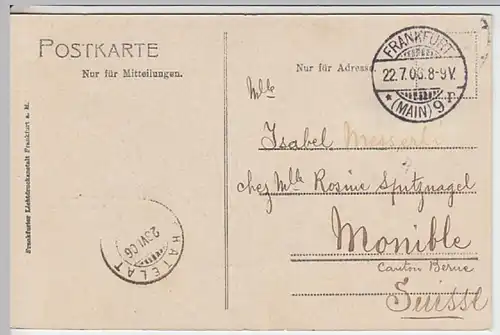 (22357) AK Frankfurt am Main, Taunusanlage 1906