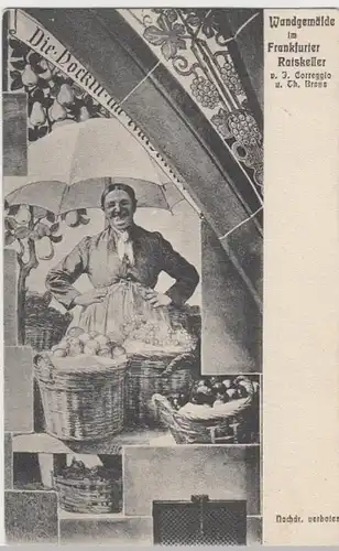 (12796) AK Frankfurt am Main, Ratskeller, Wandmalerei 1910