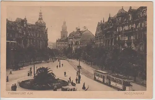 (115794) AK Frankfurt a.M., Rossmarkt 1919