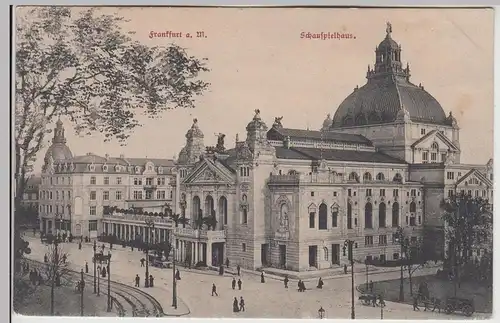(115681) AK Frankfurt a.M., Schauspielhaus 1907