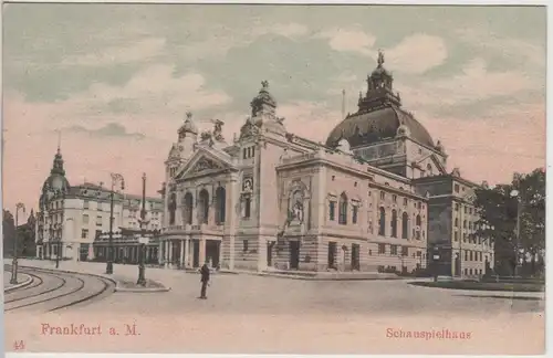 (114782) AK Frankfurt a.M., Schauspielhaus 1907