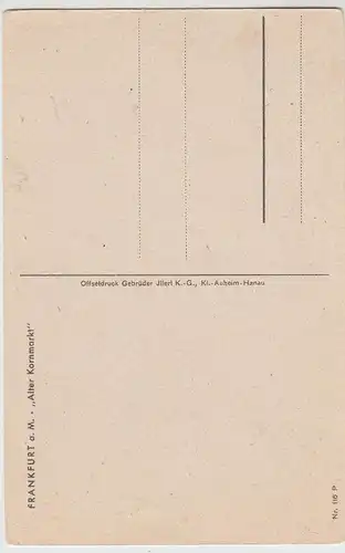 (113448) AK Frankfurt am Main, Alter Kornmarkt, vor 1945