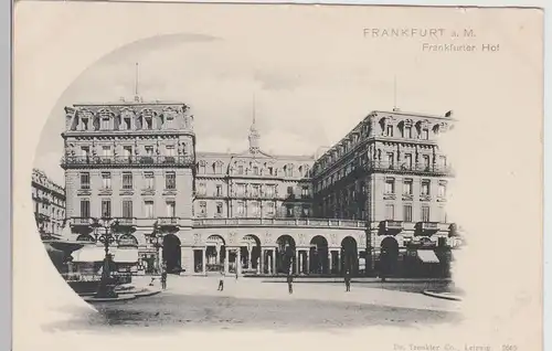(113387) AK Frankfurt, Main, Frankfurter Hof, bis 1905