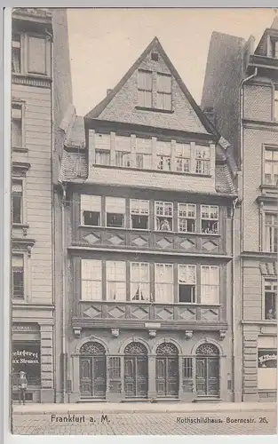 (111786) AK Frankfurt, Main, Rothschildhaus, Boernestraße, vor 1945