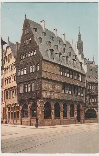 (110360) AK Frankfurt a.M., Haus Frauenstein am Römer, vor 1945