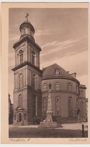 (110348) AK Frankfurt a.M., Paulskirche vor 1945