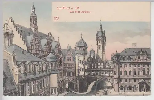(110193) AK Frankfurt am Main, Neues Rathaus, bis 1905
