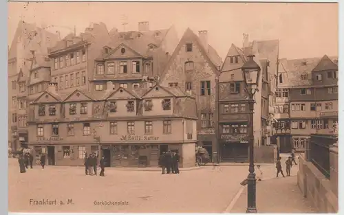 (107508) AK Frankfurt a.M., Garküchenplatz 1913